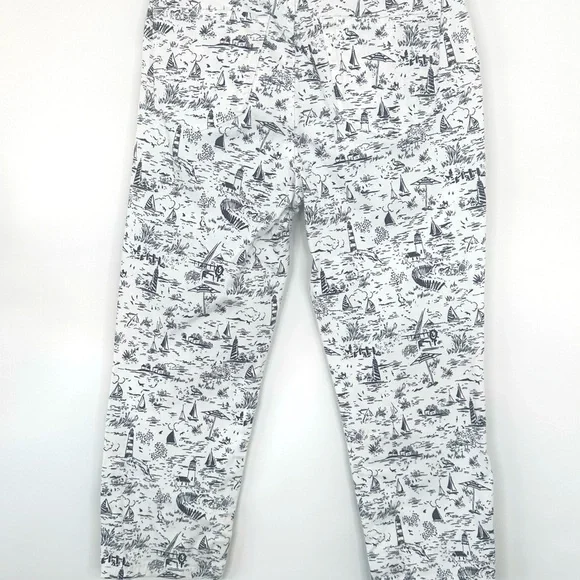 Charter Club‎ Bristol Capri Nautical Coastal 5 pocket Cotton/Spandex Size 8 - Picture 8 of 16